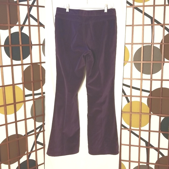 Purple stretch velvet bootcut jeans Arizona Jean company size 9 cotton spandex - Picture 5 of 5